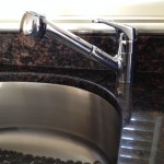 Faucet Side View In Granite